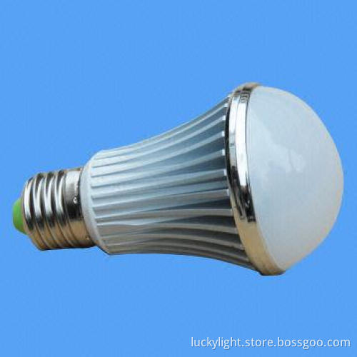 E27 LED Bulb with 5pcs High-power LEDs, 350 to 380lm, CE/RoHS Marks, OEM Services are Provided